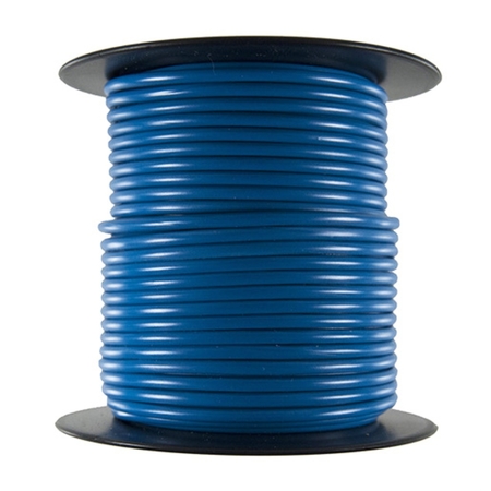 THE BEST CONNECTION Primary Wire - Rated 80Â°C 10 AWG, Blue 100 Ft. 106C